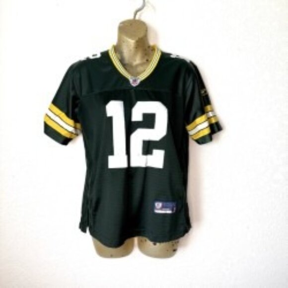 NFL Tops - Vintage Aaron Rodgers #12 Packers Jersey | Reebok NFL Women’s M
